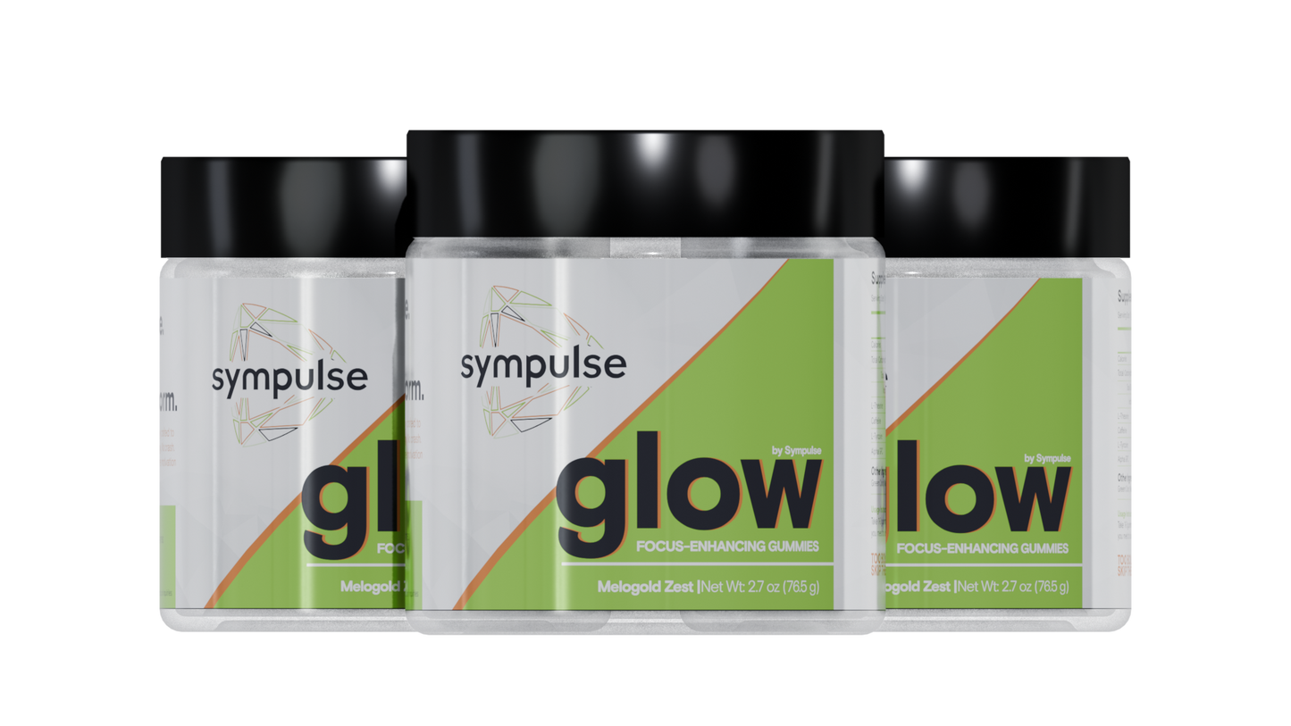 Sympulse Glow Focus-Enhancing Gummies (90 Count Pack)